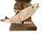 Wood Tlinget Totem Pole Pacific Northwest Eagle Bear W Fish Hand Carved Cedar 17.75" For Sale - Image 7 of 13
