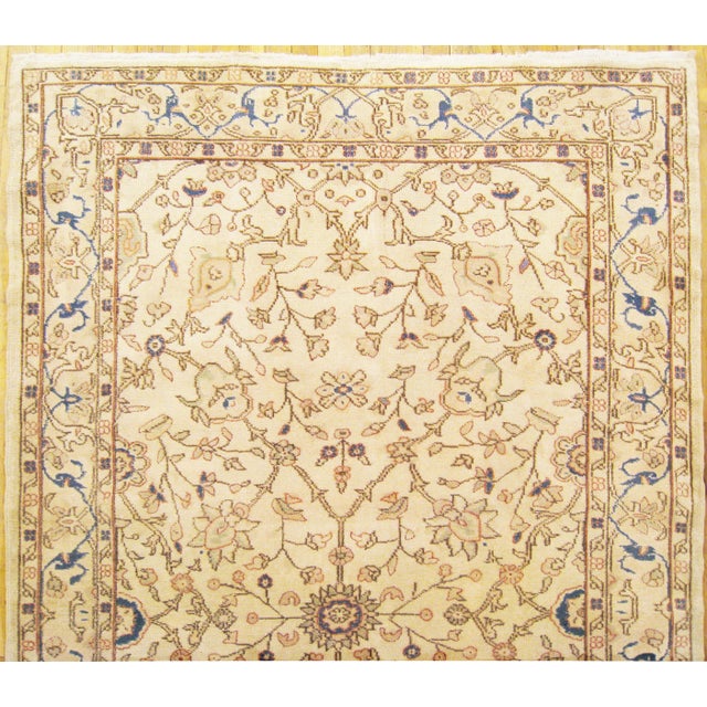 Vintage Turkish Decorative Oriental Oushak Rug in Room Size For Sale - Image 4 of 4