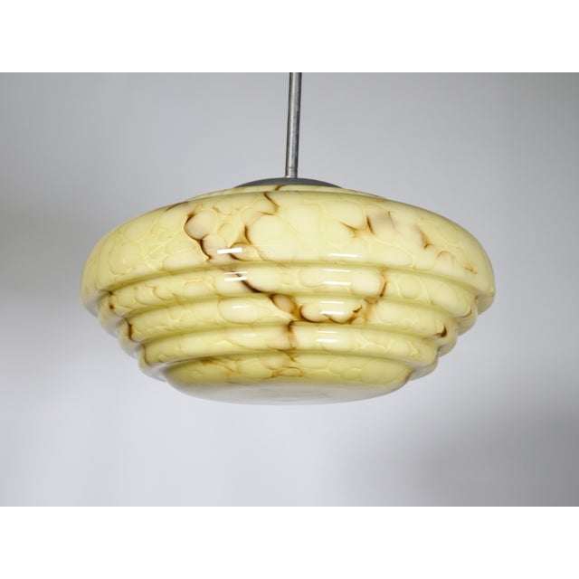Art Deco Ceiling Lamp in Opal Glass, 1920s For Sale - Image 13 of 13
