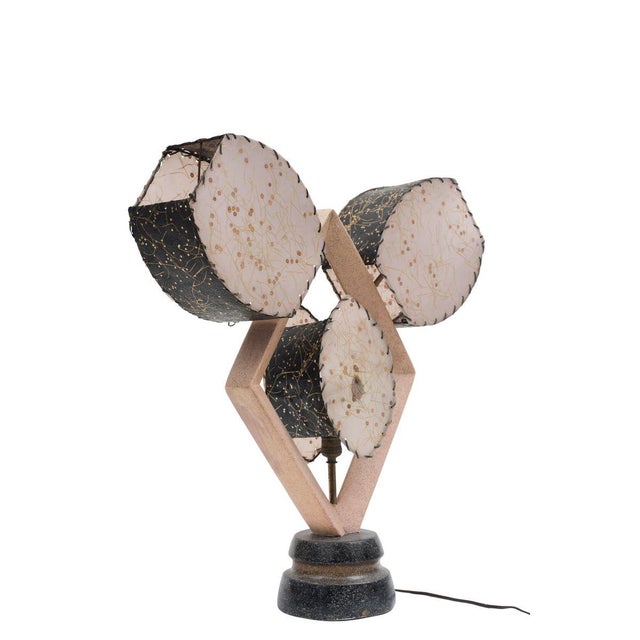 This cactus lamp is an original decorative object realized in the 1940s. Handmade by American manufacture. The lamp is...