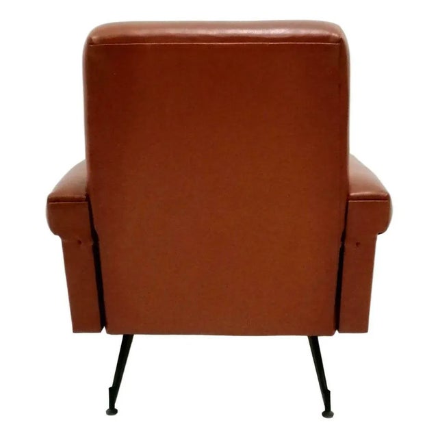Italian Modern Lounge Chair, 1960s For Sale - Image 4 of 5