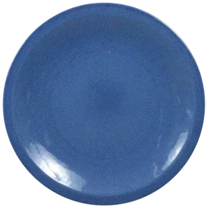 Vintage Chinese Blue Ceramic Charger Plate from the 1980s
