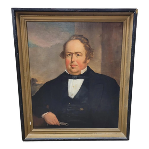 19th Century American Portrait Oil Painting