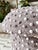 Mushroom Ottoman in Sierra Wool Dot For Sale In San Francisco - Image 6 of 14