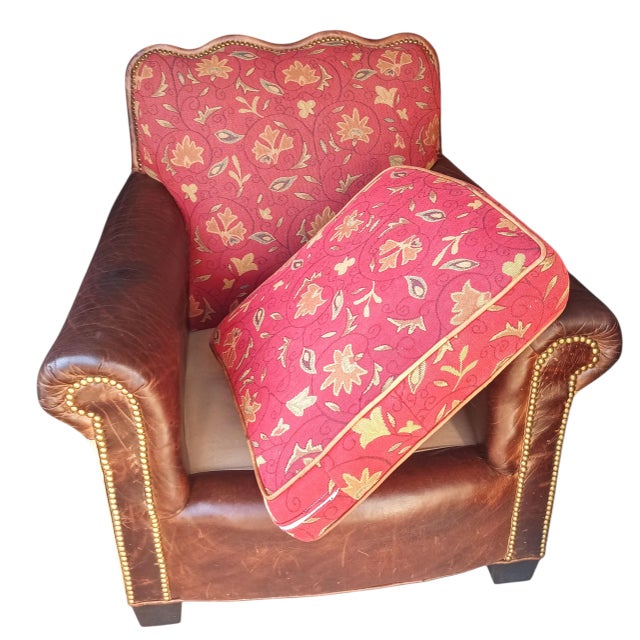 1980s 1980s Luxury Reinvented: The Ricardo Chair and Ottoman Set by King Hickory For Sale - Image 5 of 12