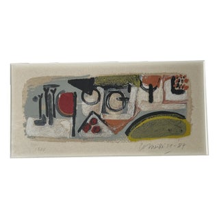 Corneille, Cobra Group: April in Paris 4, Silkscreen, 1987 For Sale