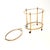Vintage French Brass Drinks Trolley, 1960s For Sale - Image 4 of 11