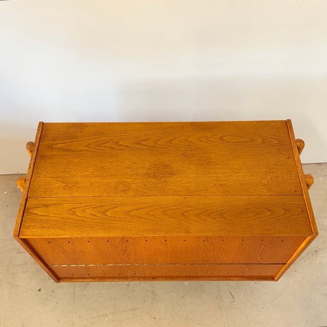Wood Vintage Monti300 Blanket Chest by František Jirák for Tatra, 1960s For Sale - Image 7 of 15