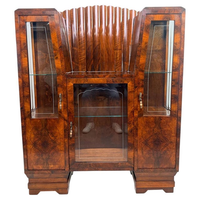 French Art Deco Showcase, 1930s For Sale - Image 15 of 15