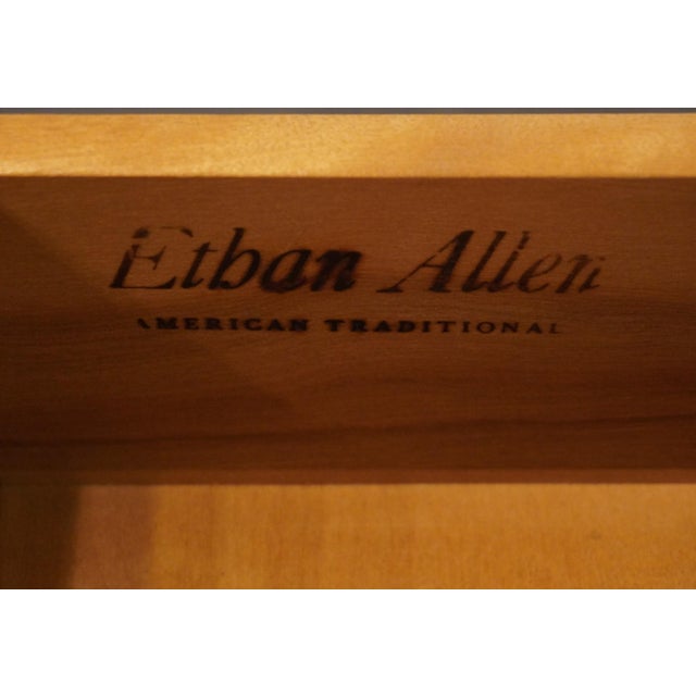 Wood Ethan Allen Heirloom Collection CRP Custom Room Plan 40" Three Drawer Chest 14-4551p - 400 Alabaster White Finish For Sale - Image 7 of 12