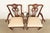 1980s Henredon Georgian Carved Mahogany Armchairs, Pair For Sale - Image 5 of 15