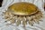 Gilt Iron Sunburst Ceiling Mount Light Fixture by Myanmar Home For Sale - Image 11 of 14