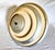 An Unusual Vintage Art Deco UFO Ceiling Light, Made of Aluminum.