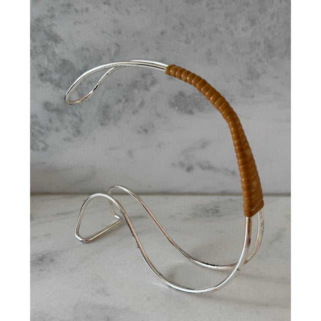 Carl Auböck Vintage Carl Aubock Wine Bottle Holder For Sale - Image 4 of 8