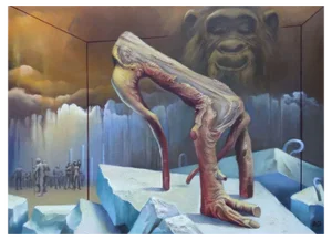 Albert Goltjakov, Armageddon Finale, 2005, Oil on Canvas