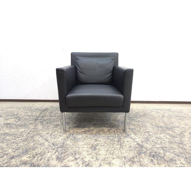 Jason Armchair in Leather from Walter Knoll For Sale - Image 10 of 12