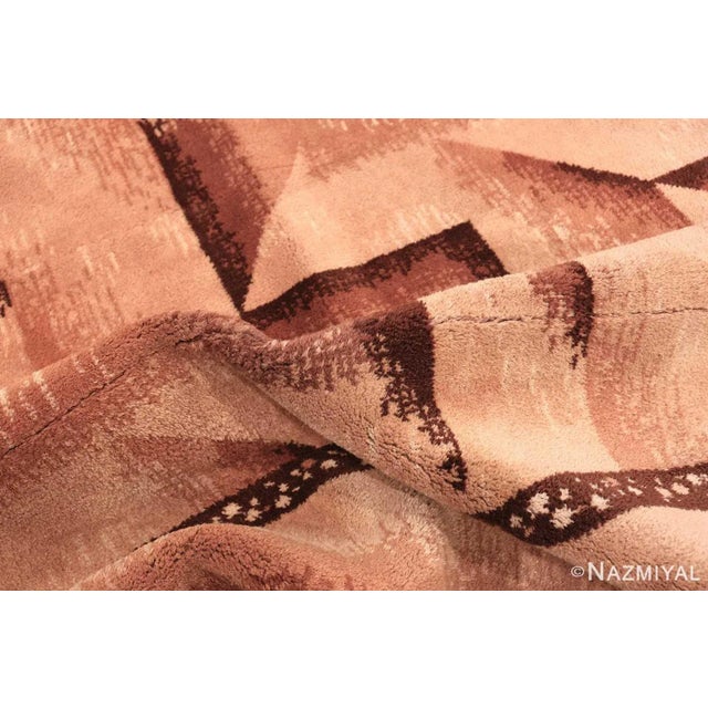 Nazmiyal Collection 1920s Art Deco Design Wilton Rug For Sale - Image 4 of 7