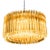 Mid-Century Modern Italian Amber Triedro "Concava" Chandelier For Sale