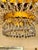 19th Century Italian Empire Gilt Tole and Crystal Chandelier For Sale - Image 4 of 8