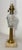 19th Century Rare Antique 19th Century Glass Brass Marble Boudoir Whale Oil Table Lamp For Sale - Image 5 of 11