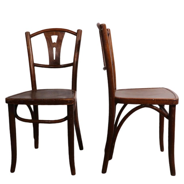 Pr. Vienna Secessionist School Bentwood Chairs Made in Poland Att. To