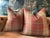 Mid-Century Modern Kravet Wool Plaid “Shetland” Plaid in Russet Down Filled Pillows- A 22" Pair For Sale - Image 3 of 3
