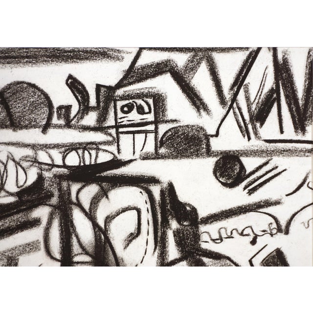 Mid Century Modern East Bay I Abstracted Landscape by Erle Loran For Sale - Image 4 of 4
