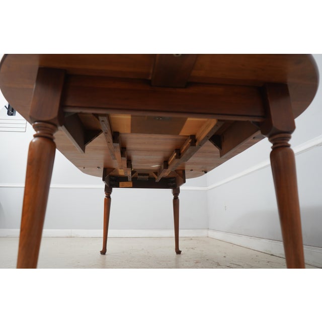 Henkel Harris Cherry Oval Dining Table For Sale - Image 16 of 18