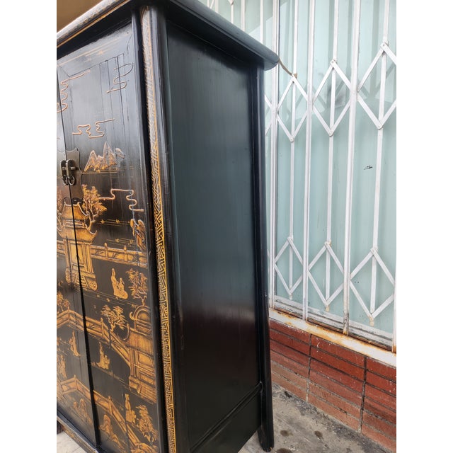 Antique Chinese Armoire For Sale - Image 4 of 12