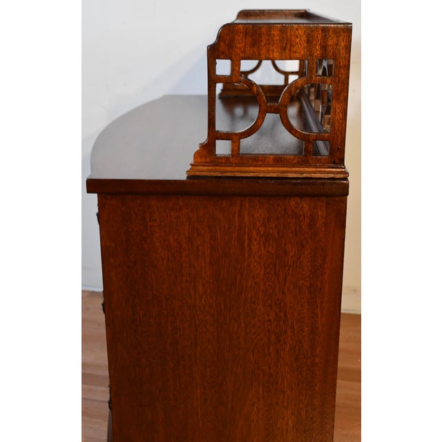 1920s Finch Fine Furniture English Regency Mahogany Commode / Bachelors Chest of Drawers For Sale - Image 13 of 16