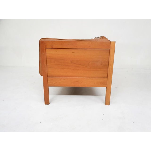 Cognac Leather 2343 Sofa by Børge Mogensen for Fredericia, Denmark, 1960s For Sale - Image 6 of 17
