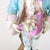 Ceramic Pair of Large Meissen Style Porcelain Figures of Woman & Man Gardeners C1890 For Sale - Image 7 of 9