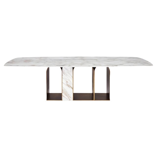 Marble Planalto Dining Table by Giorgio Bonaguro For Sale