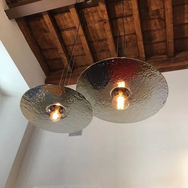 Metal Mirage Pendant Light by Radar For Sale - Image 7 of 8