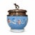 19th Century Opaline Glass and Silver Dressing Jar For Sale - Image 9 of 9