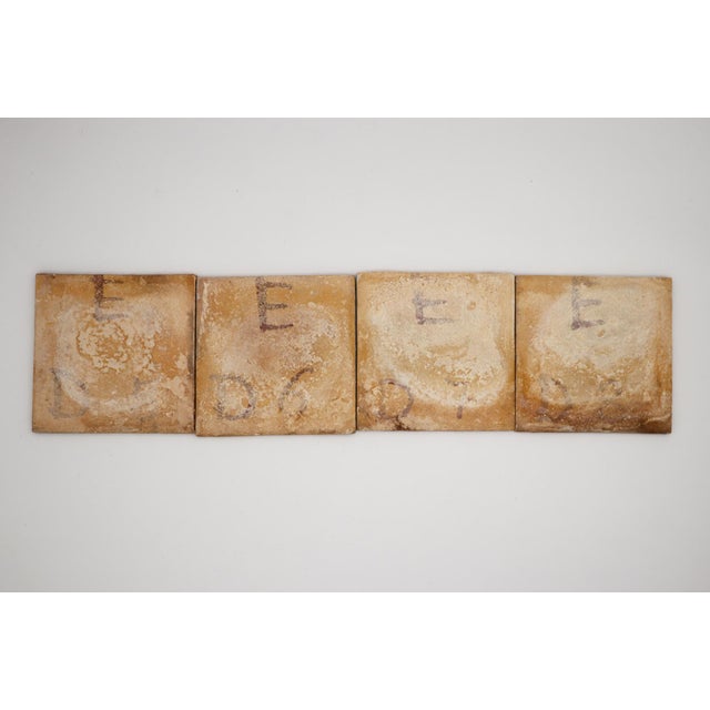 19th Century Set of Four Tiles Depicting a Fortress, Portuguese Baroque For Sale - Image 6 of 10
