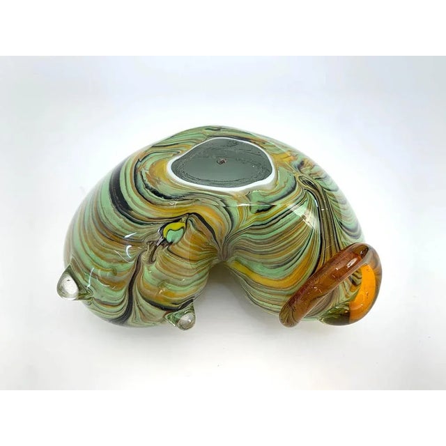 Mid-Century Italian Multicolored Murano Glass Cat Sculpture, 1970s For Sale - Image 10 of 16