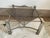 Pair of Metal Deco Tables With Smoked Glass Tops, 1960's, French For Sale - Image 11 of 17