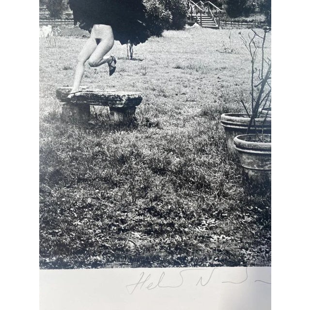 Very beautiful photo-lithography of Helmut Newton Rare portfolio of 1980 Titled on the back Dimensions: 41 x 28 cm Signed...