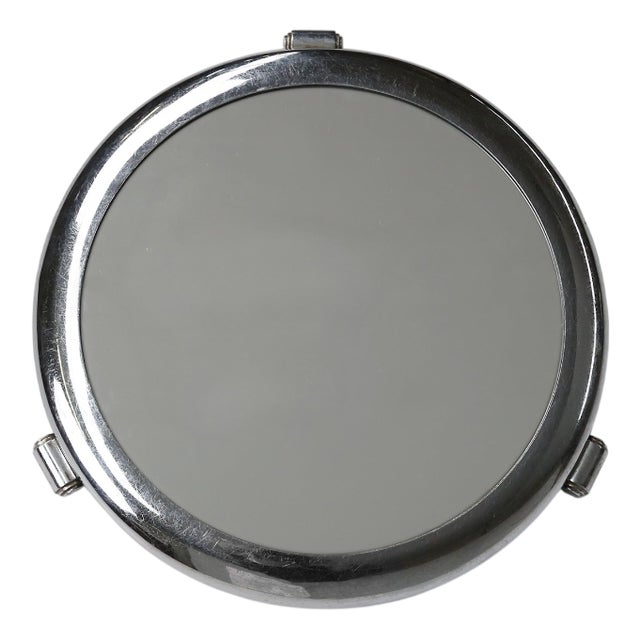 Art Deco Chrome and Mirror Serving Tray, Belgium, 1930s For Sale