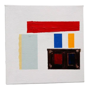 The Magic Door, Abstract Color Composition on Canvas by Erik Sulander, Acrylics.