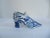 1990s Vintage Blue & White Chinoiserie Shoe For Sale - Image 5 of 6