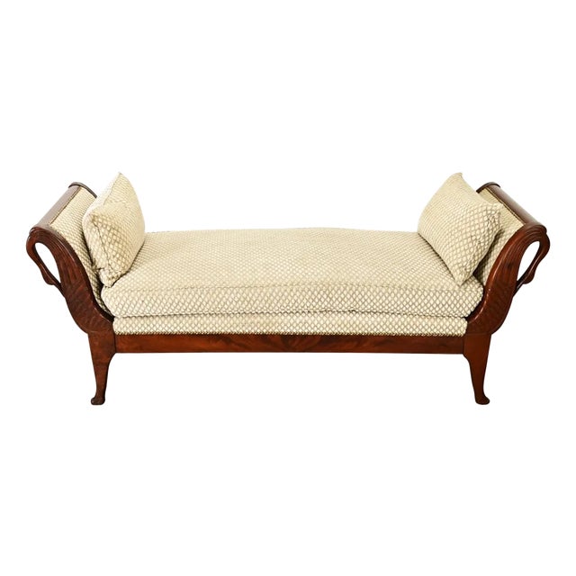 French 19th Century Empire Mahogany Daybed For Sale
