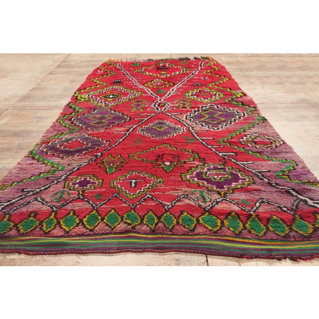 Vintage Talsint Moroccan Rug, 04'06 X 10'11 For Sale - Image 9 of 10