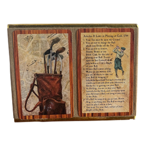 Vintage Golf Playing Cards