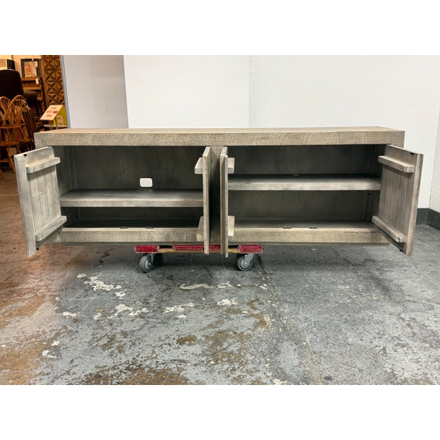 Design Plus Gallery presents the Reclaimed Oak Wood Sideboard by Nils Verhoeven for Restoration Hardware. Constructed from...