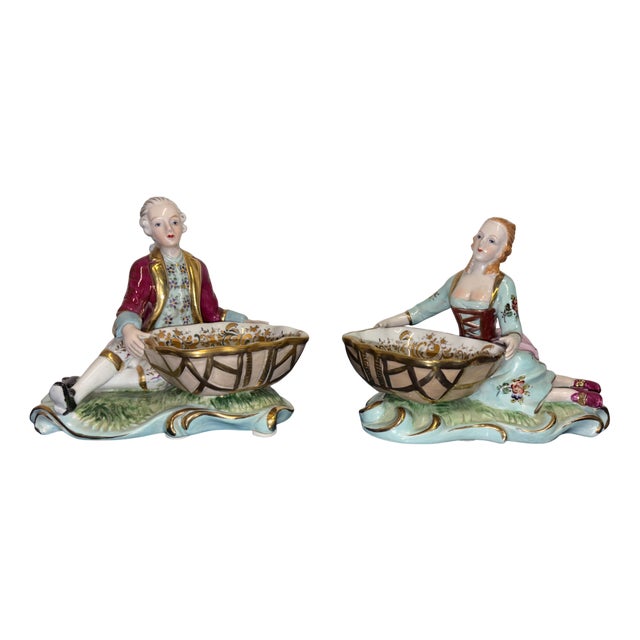 Figurines from Capodimonte, 1970s, Set of 2 For Sale