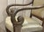 Beige Set of Armchairs in Mahogany For Sale - Image 8 of 15