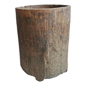 Giant Old Naga Wood Trunk Container Pot