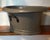 19th Century Antique 19th Century French Second Empire Tole Gray Painted Oval Jardiniere Cachepot Planter With Mask Handles For Sale - Image 5 of 18